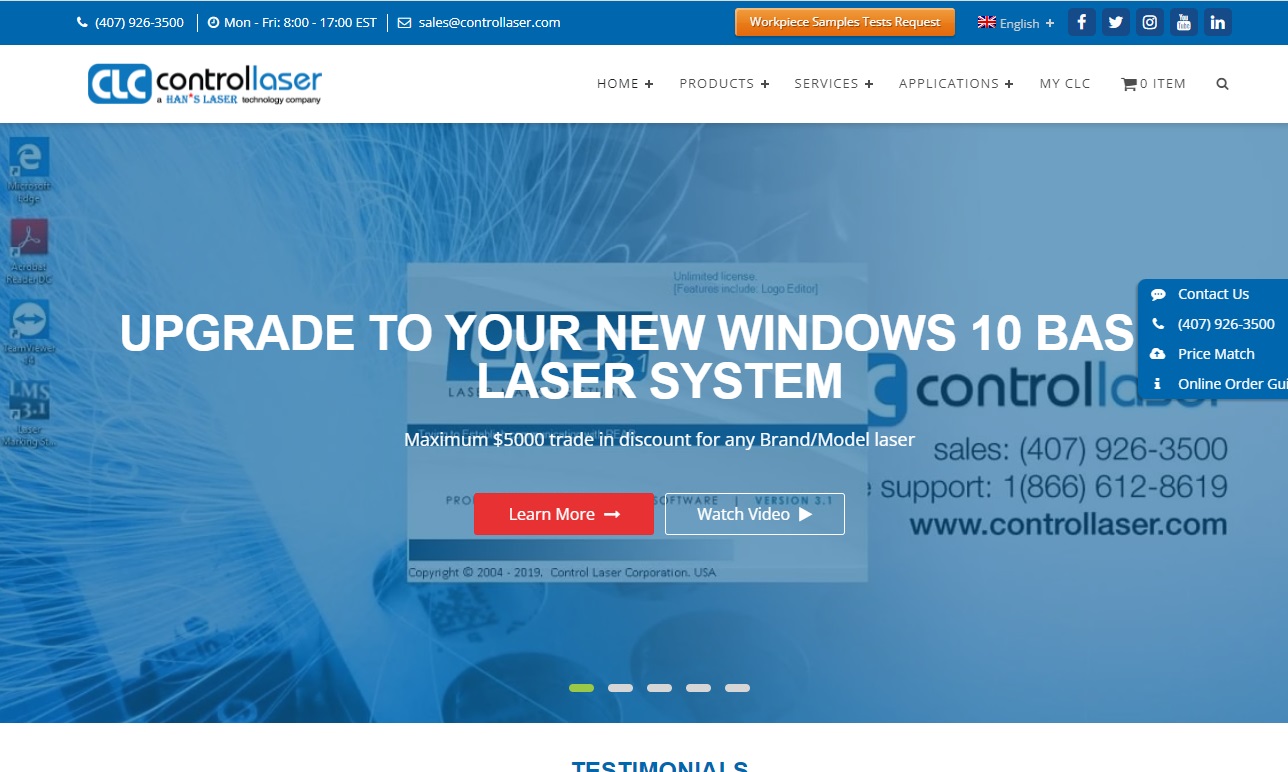 Control Laser Corporation USA