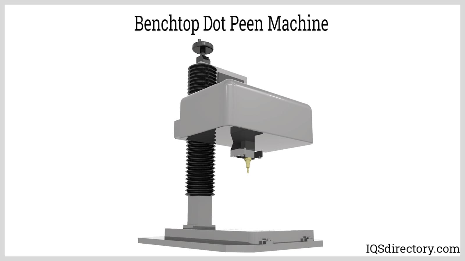benchtop dot peen machine